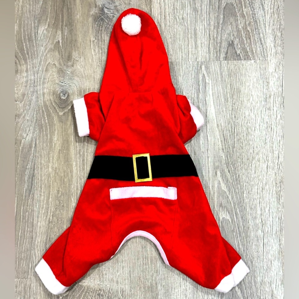 Santa Claus Dog Outfit, Costume, Size Small